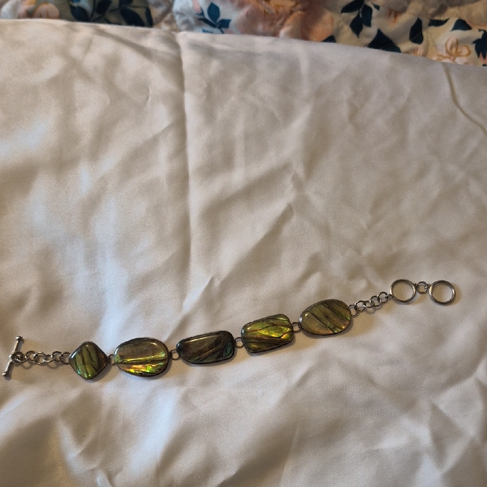 Sterling Silver Shell Bracelet